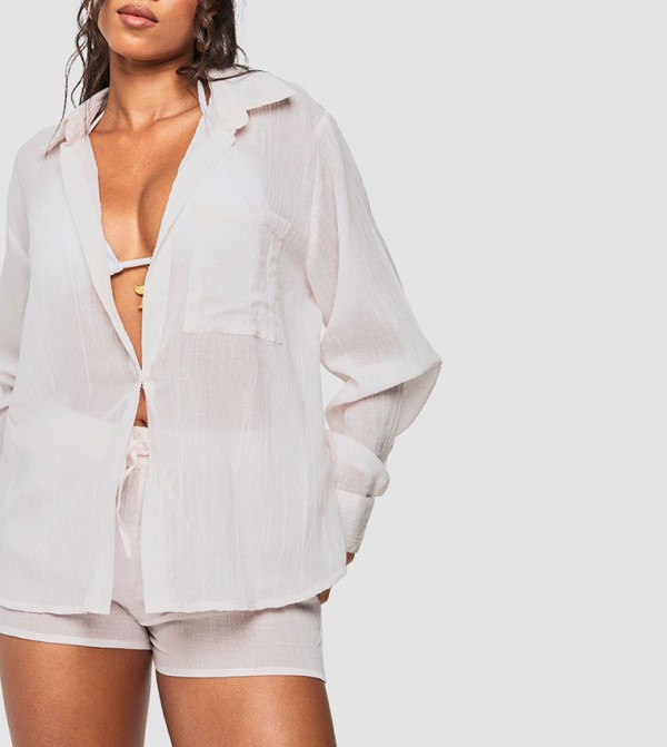 بوهو  ملابس بحر وإكسسوارات  - وردي Beachwear & Accessories