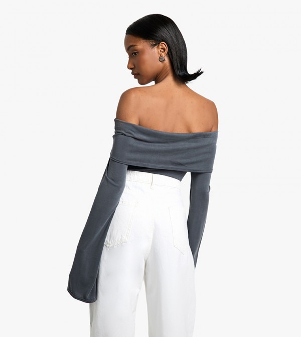 boohoo boohoo - Grey Sleeveless Tops