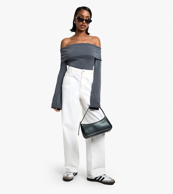 boohoo boohoo - Grey Sleeveless Tops