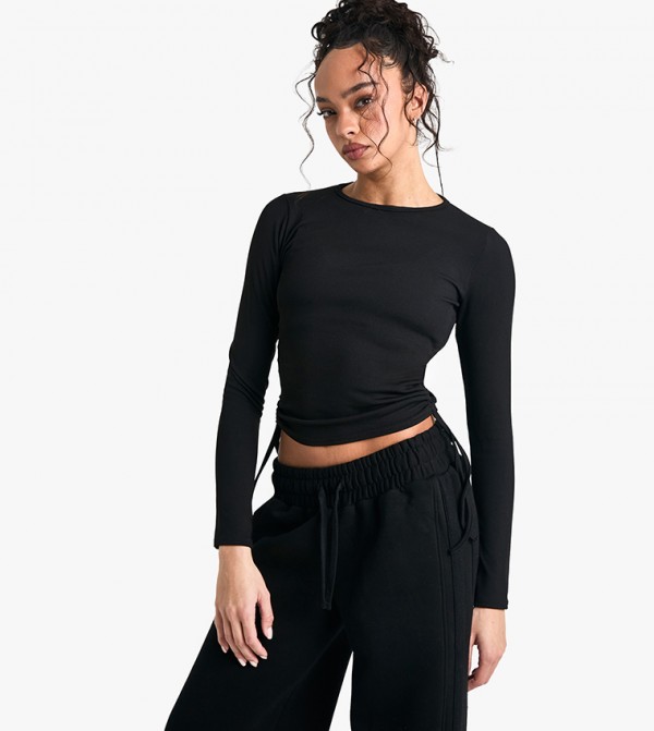 boohoo Clothing - Black Cropped Tops
