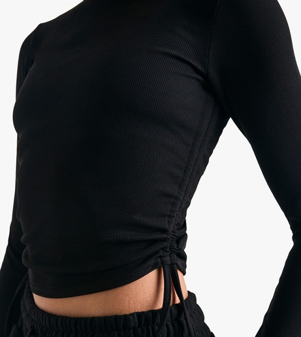 boohoo Clothing - Black Cropped Tops