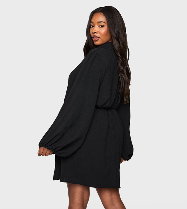 boohoo - Outlet Plus Size - Black Dresses