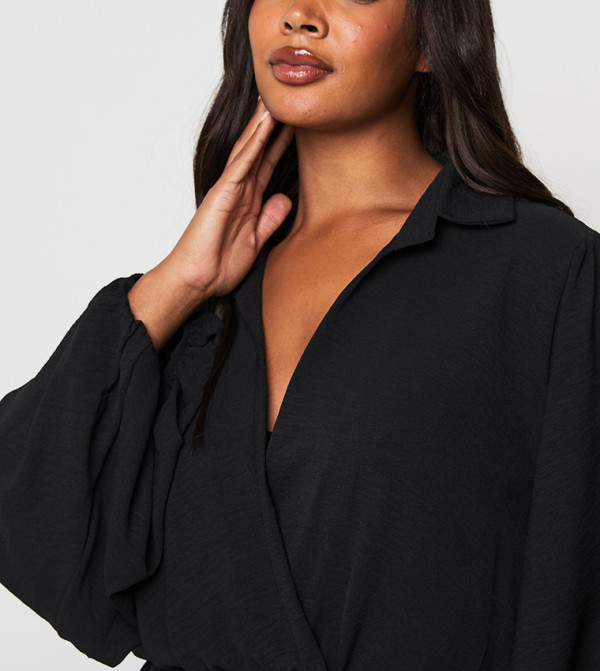 boohoo - Outlet Plus Size - Black Dresses