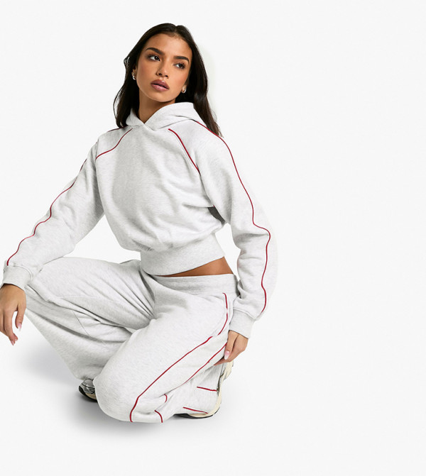 بوهو  هودي - LIGHT GREY هودي