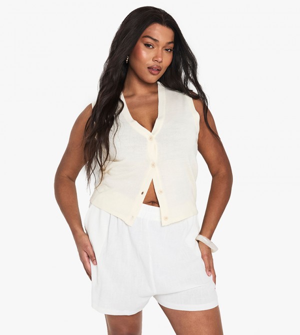 boohoo  Sweaters & Cardigans - White Sweaters & Cardigans