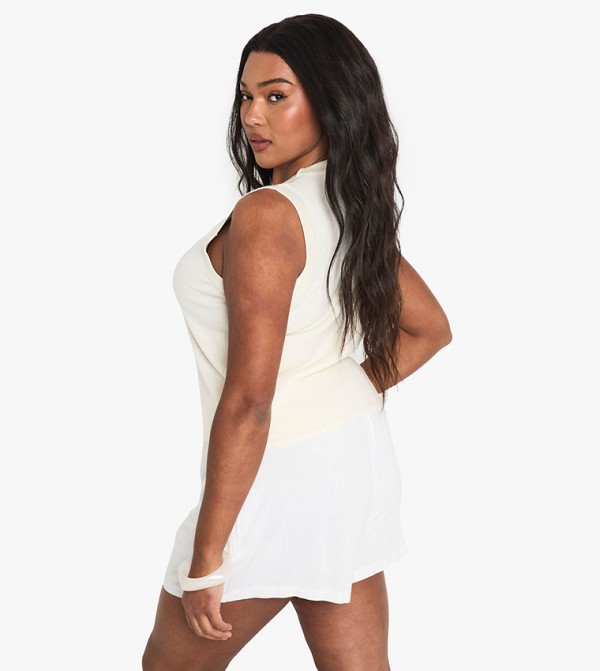 boohoo  Sweaters & Cardigans - White Sweaters & Cardigans