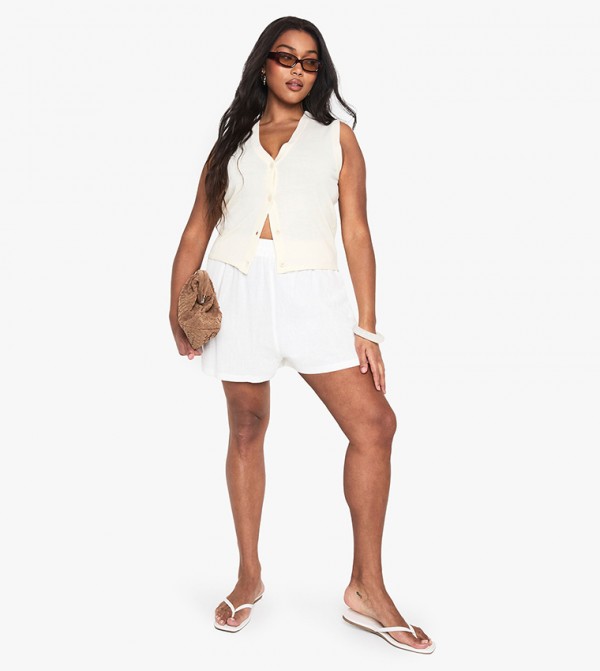 boohoo  Sweaters & Cardigans - White Sweaters & Cardigans
