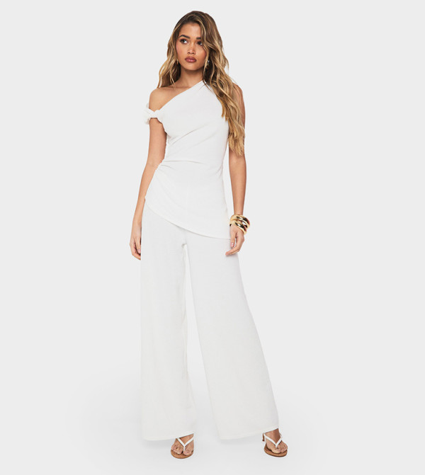 boohoo boohoo - Ecru Sleeveless Tops