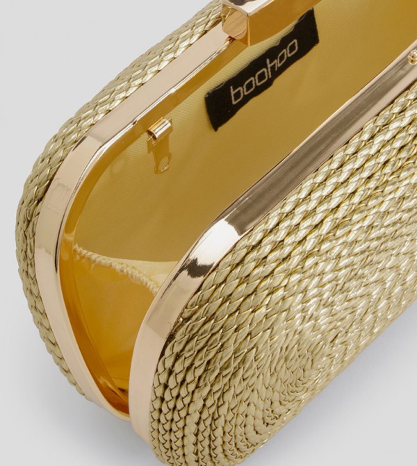boohoo - Outlet  - Gold Clutches