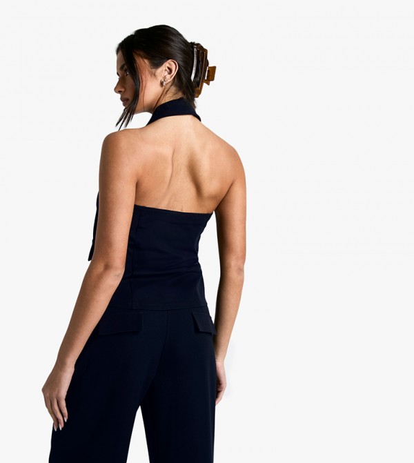 boohoo Clothing - Navy Waistcoats
