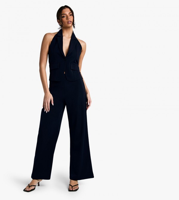 boohoo Clothing - Navy Waistcoats