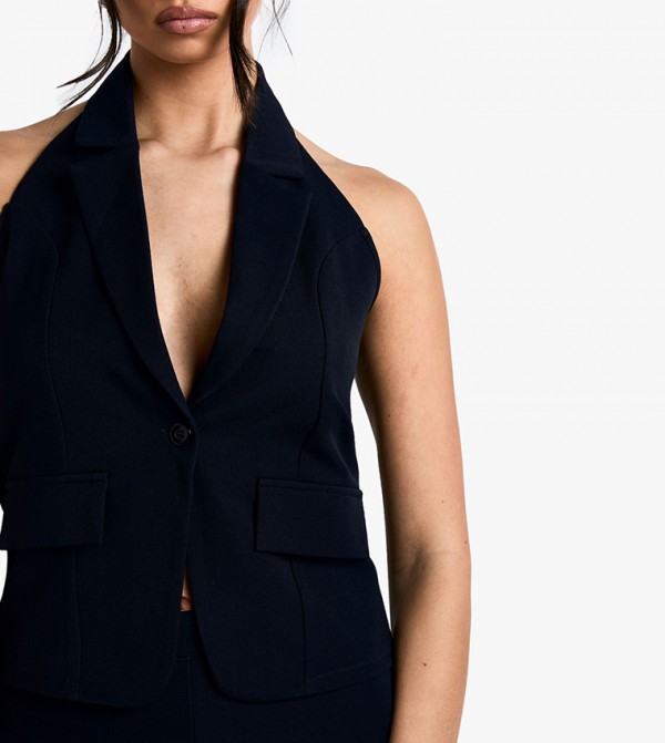 boohoo Clothing - Navy Waistcoats