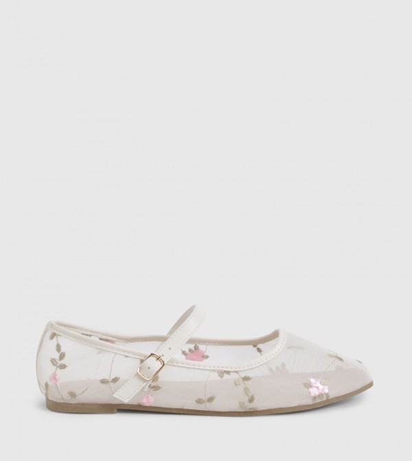 boohoo  Mary Janes - White Mary Janes