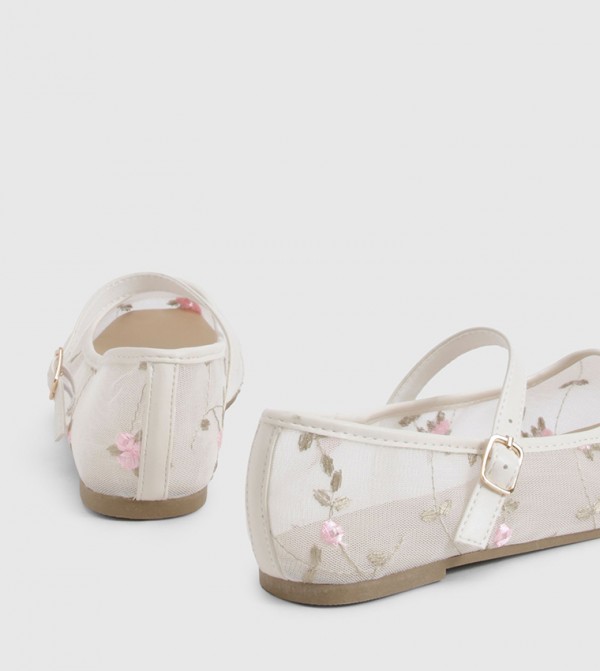 boohoo  Mary Janes - White Mary Janes