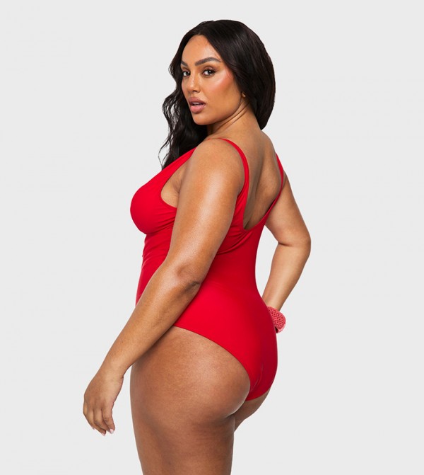 boohoo  Swimwear - Red Swimsuit