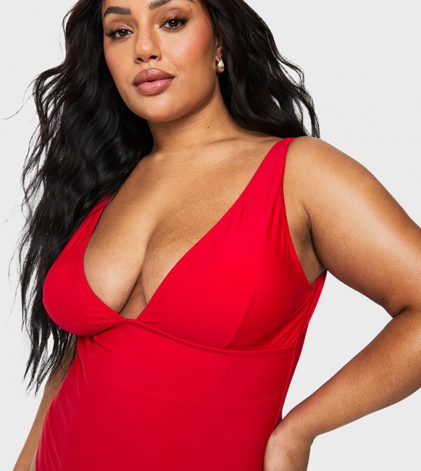 boohoo  Swimwear - Red Swimsuit