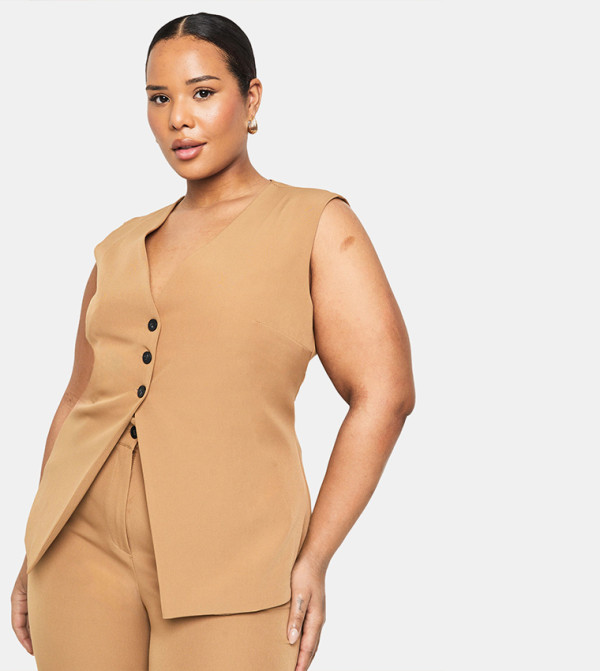 boohoo  Waistcoats - Beige Waistcoats