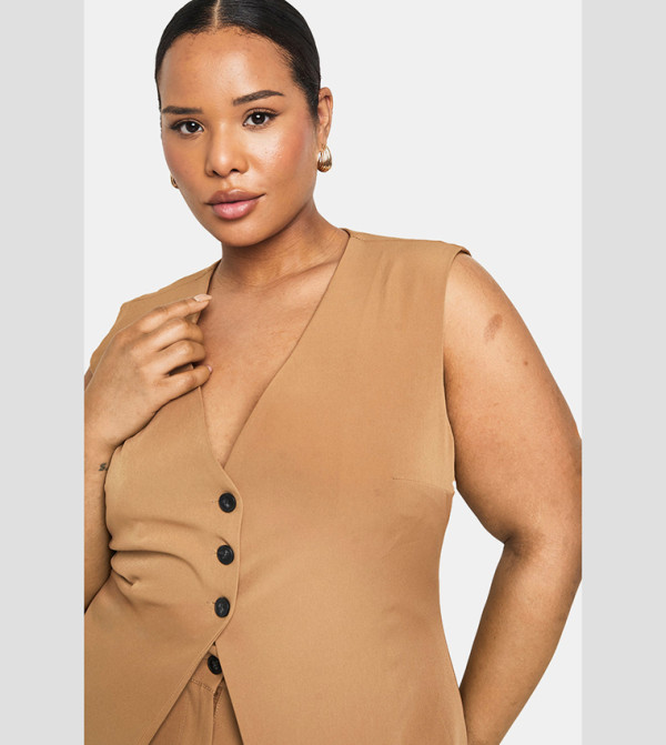 boohoo  Waistcoats - Beige Waistcoats