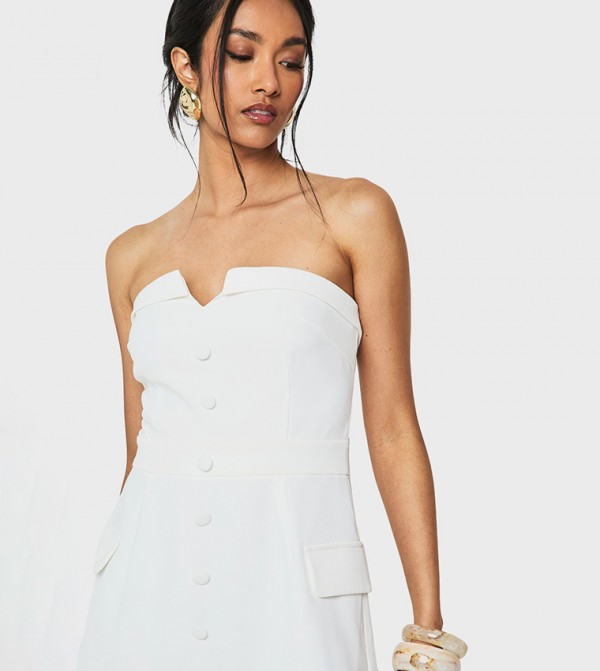 boohoo  Dresses - Ivory Party Dresses