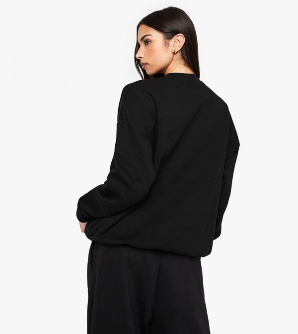 بوهو  بلوزات - أسود بلوزات