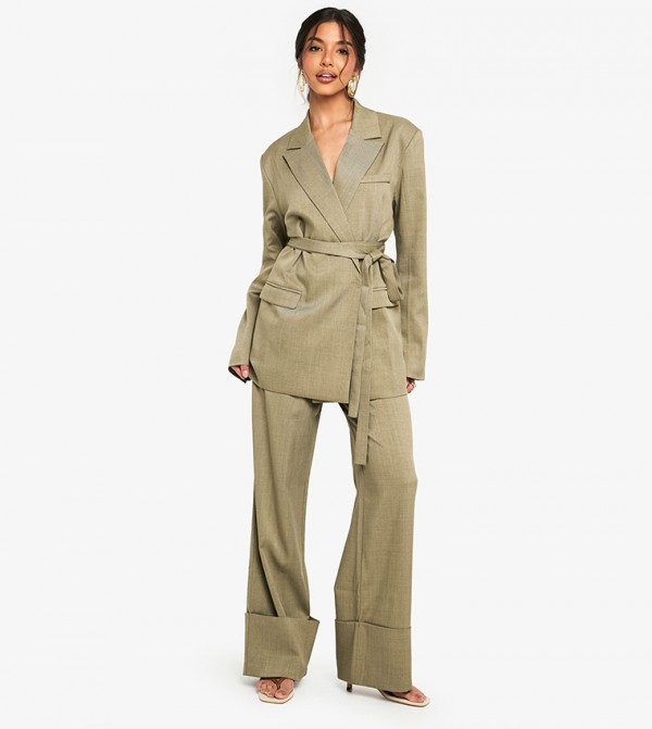 boohoo  Clothing - Khaki Blazers