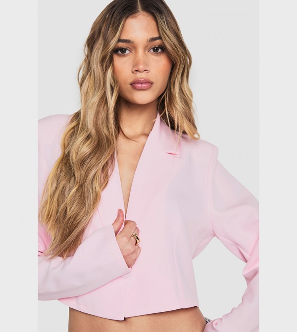 بوهو جاكيتات ومعاطف - وردي فاتح بليزرات