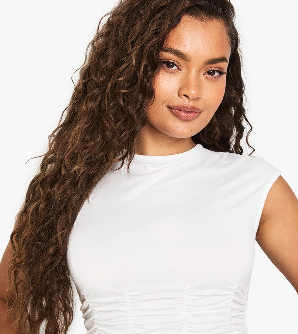 بوهو  ملابس - أبيض Casual Tops