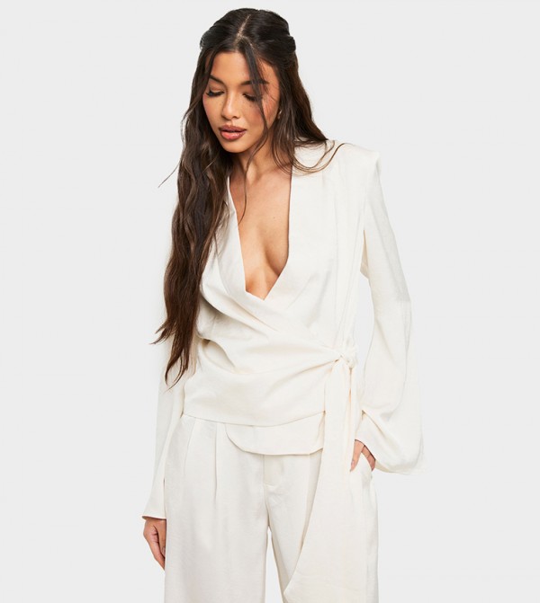 boohoo boohoo - White Casual Tops