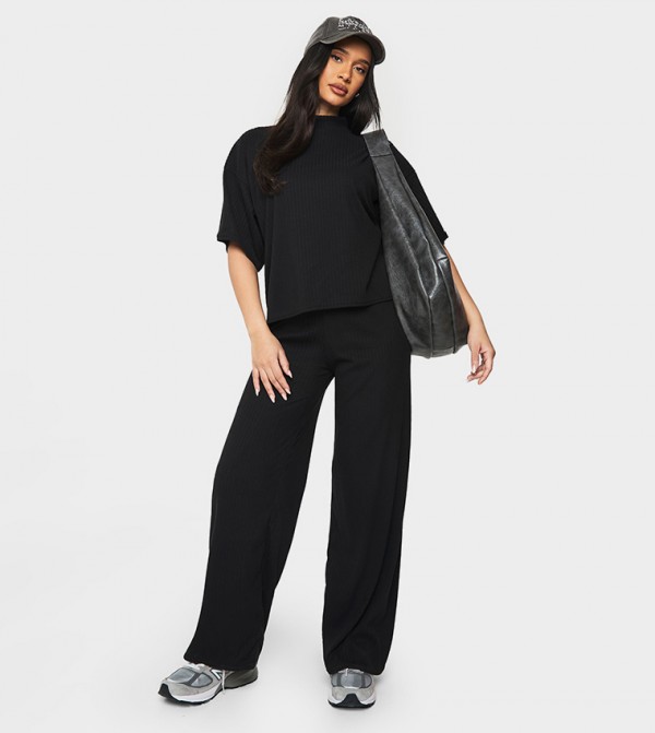 بوهو  أطقم ملابس - أسود Co-Ord Set