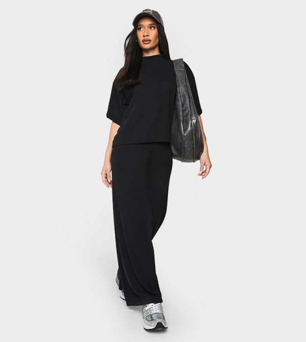 بوهو  أطقم ملابس - أسود Co-Ord Set