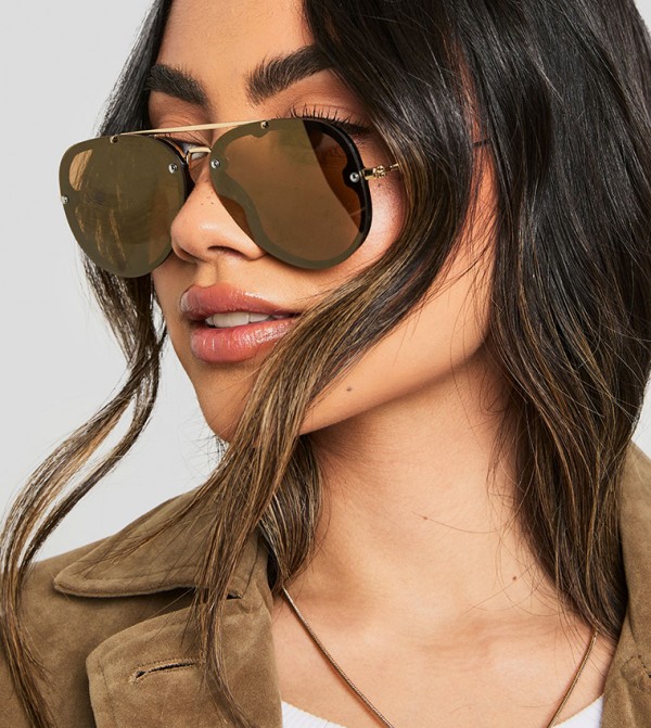 boohoo  Sunglasses - Brown undefined