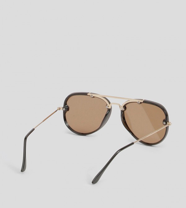 boohoo  Sunglasses - Brown undefined