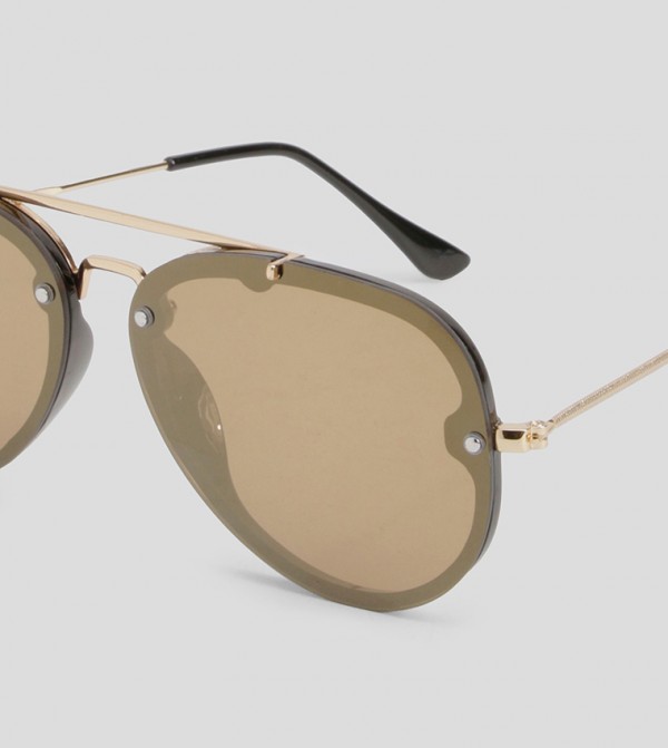 boohoo  Sunglasses - Brown undefined