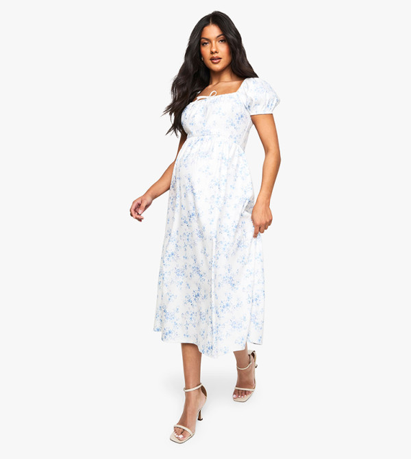 boohoo  Maternity Clothing - Light Blue Dresses