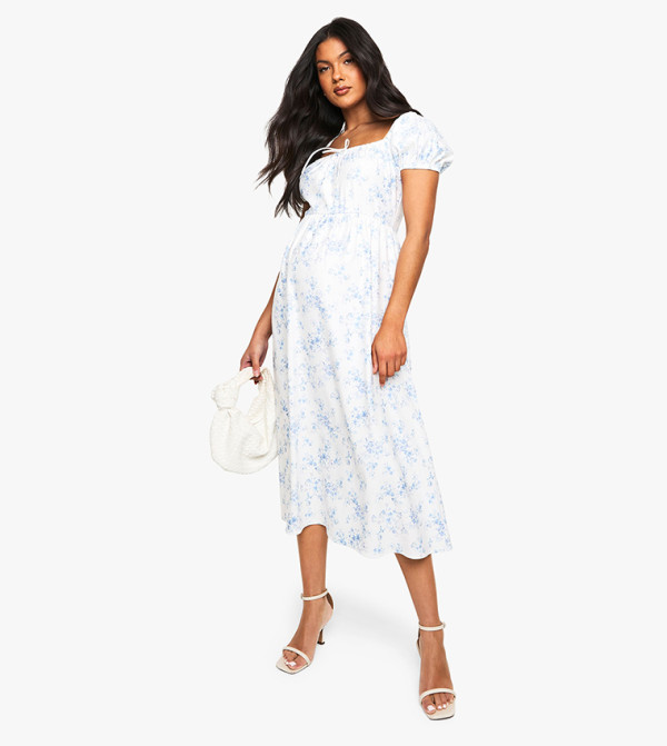 boohoo  Maternity Clothing - Light Blue Dresses