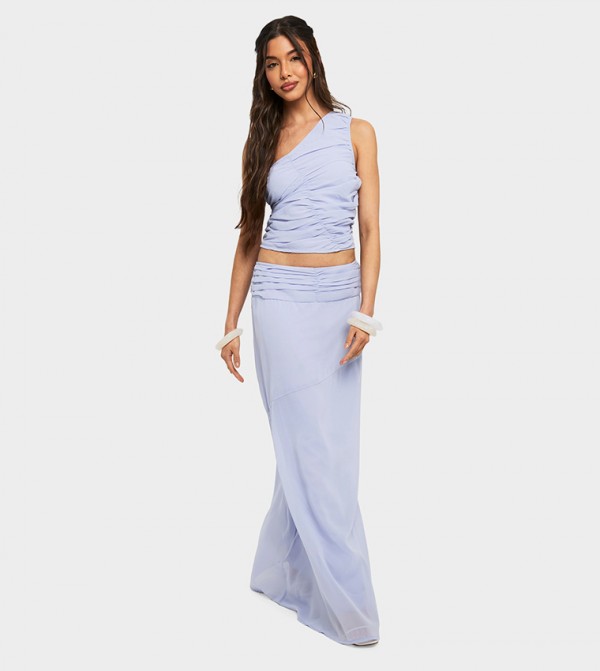 boohoo  Maxi Skirts - Blue Maxi Skirts