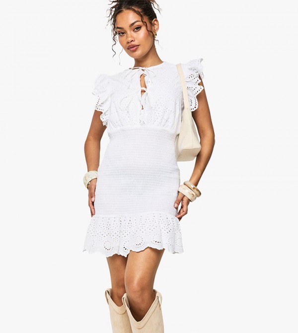 boohoo  Dresses - White Casual Dresses