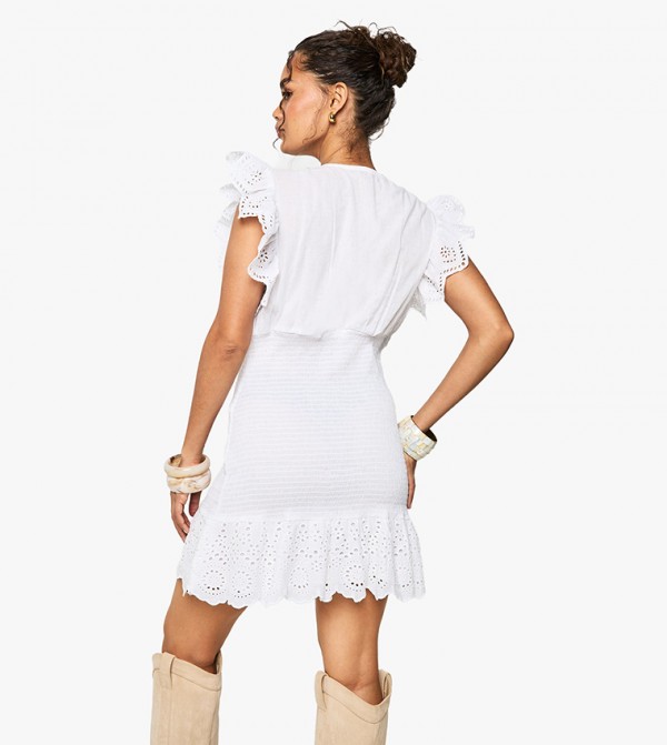 boohoo  Dresses - White Casual Dresses