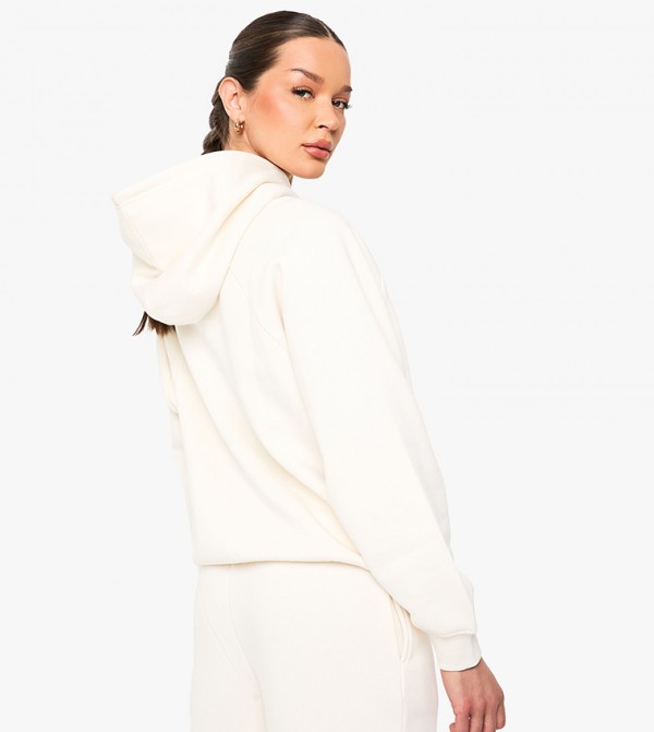 boohoo  Hoodies & Sweatshirts - White Hoodies