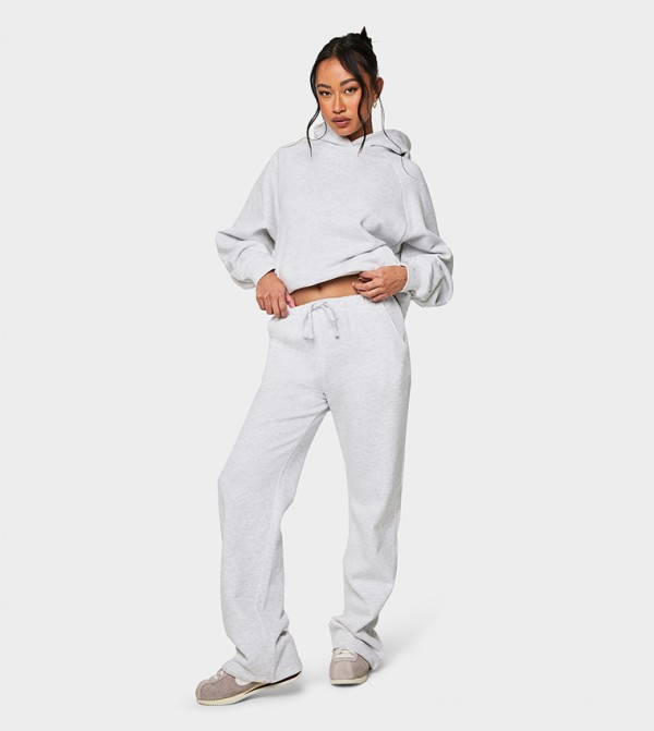 boohoo  Pants & Leggings - Grey Sweatpants