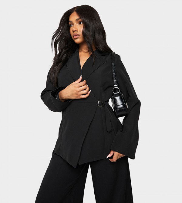boohoo  Jackets & Coats - Black Blazers
