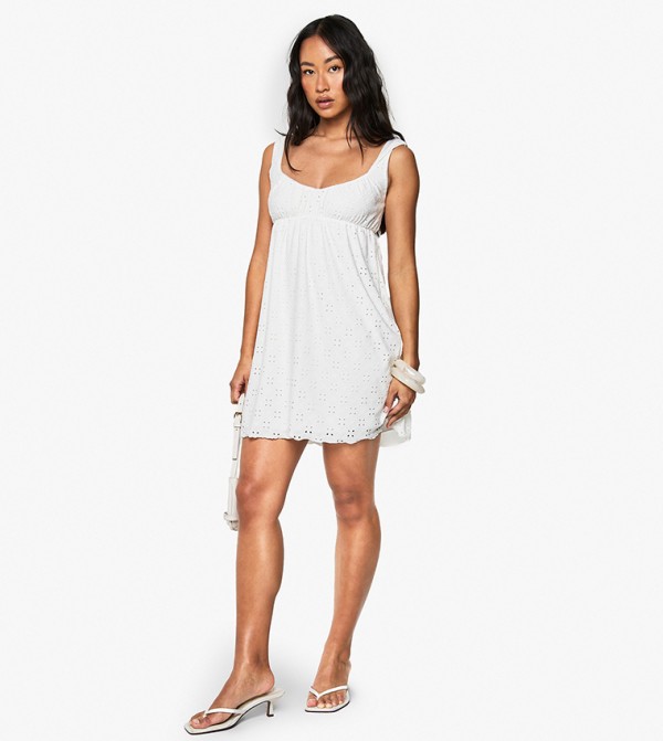 بوهو فساتين - أبيض فساتين كاجوال