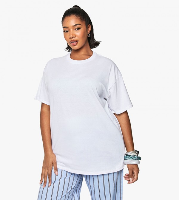 بوهو  - أبيض T-Shirts & Shirts
