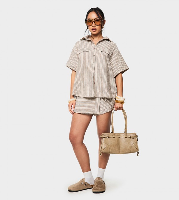 boohoo boohoo - Beige Shirts