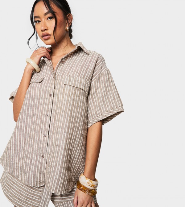 boohoo boohoo - Beige Shirts