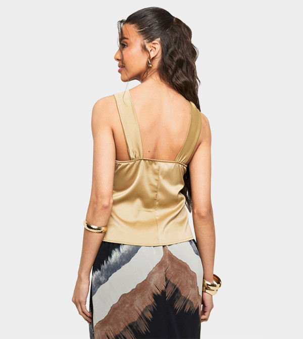 boohoo  Tops - Gold Casual Tops