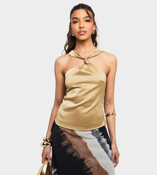 boohoo  Tops - Gold Casual Tops