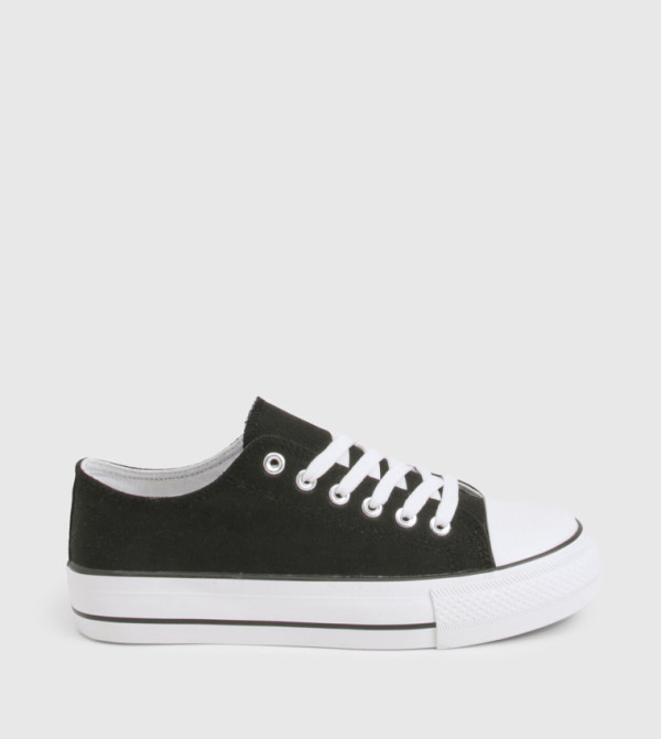 boohoo  Shoes - Black Low Top