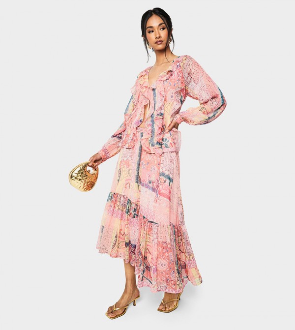بوهو بوهو - متعدد Maxi Skirts