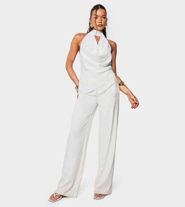 boohoo boohoo - White Sleeveless Tops
